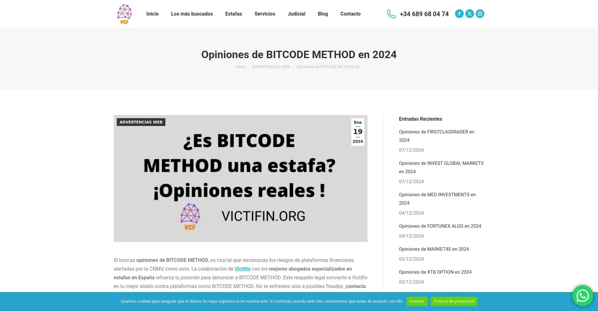 Bitcode Method Opiniones España: ¿es una estafa o es fiable y seguro?