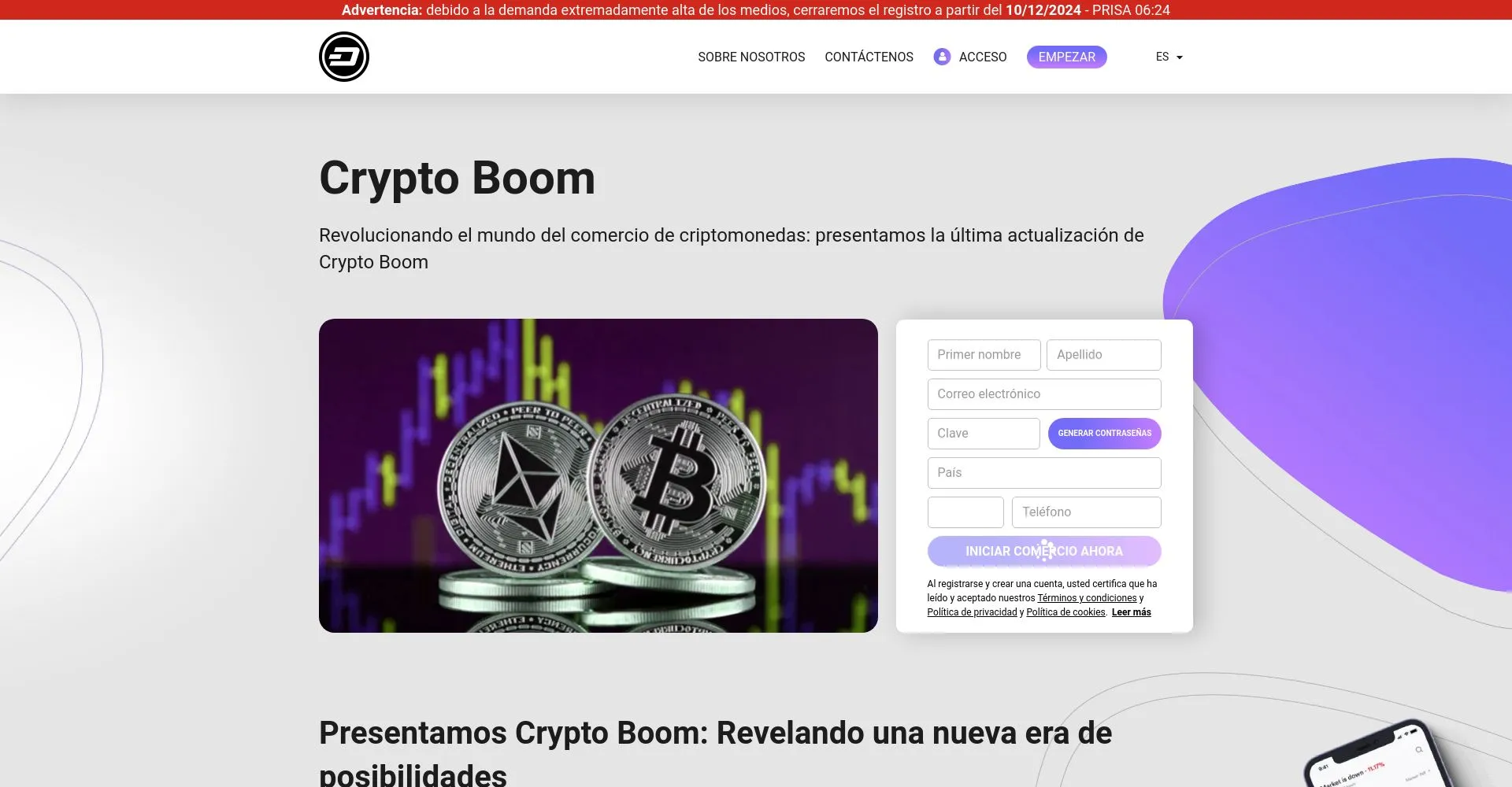 Crypto Boom Opiniones España: ¿es una estafa o es fiable y seguro?