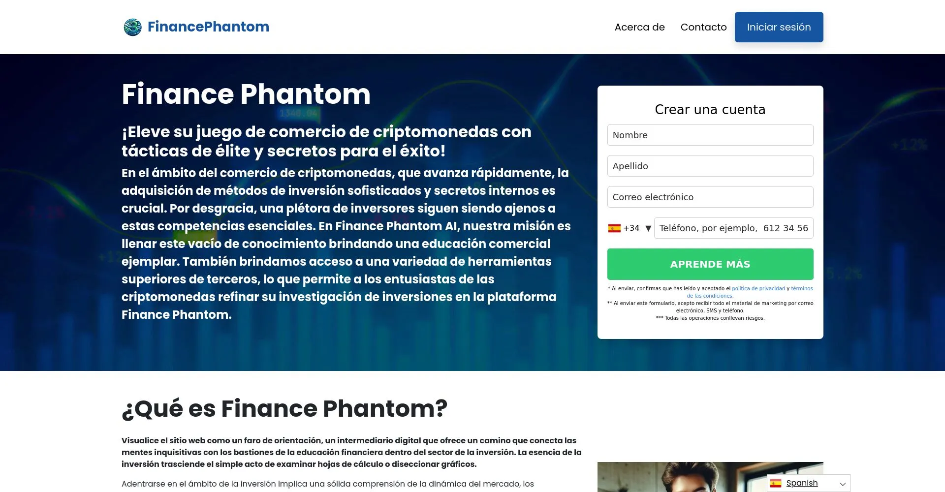 Finance Phantom Opiniones España: ¿es una estafa o es fiable y seguro?