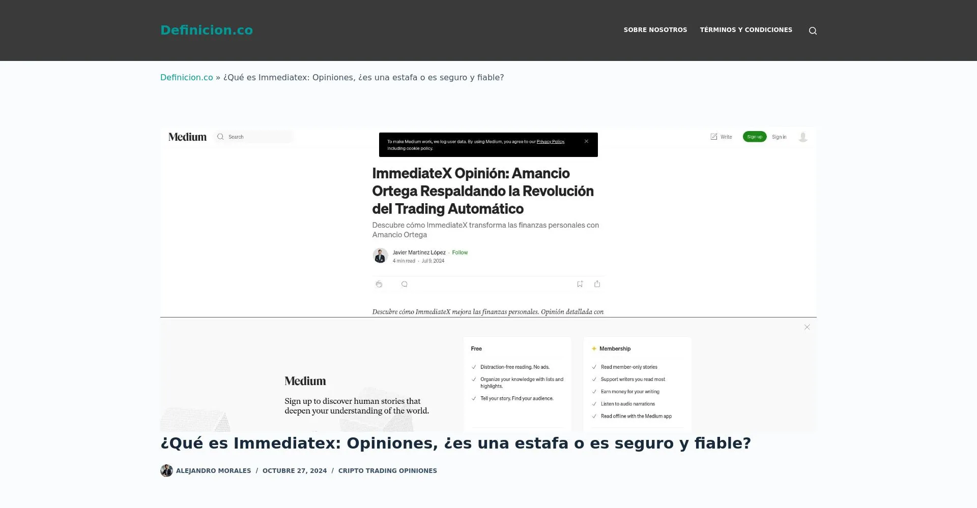 Immediatex Opiniones España: ¿es una estafa o es fiable y seguro?