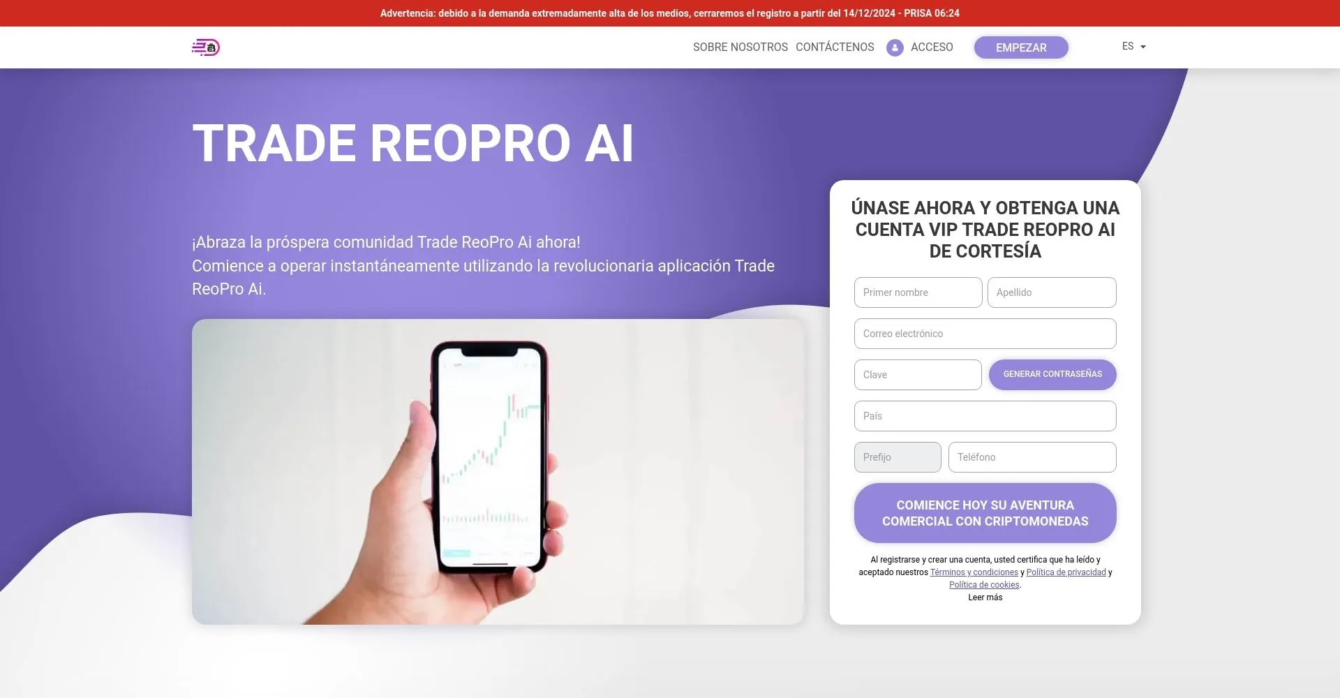 Trade Ai Reopro Opiniones España: ¿es una estafa o es fiable y seguro?