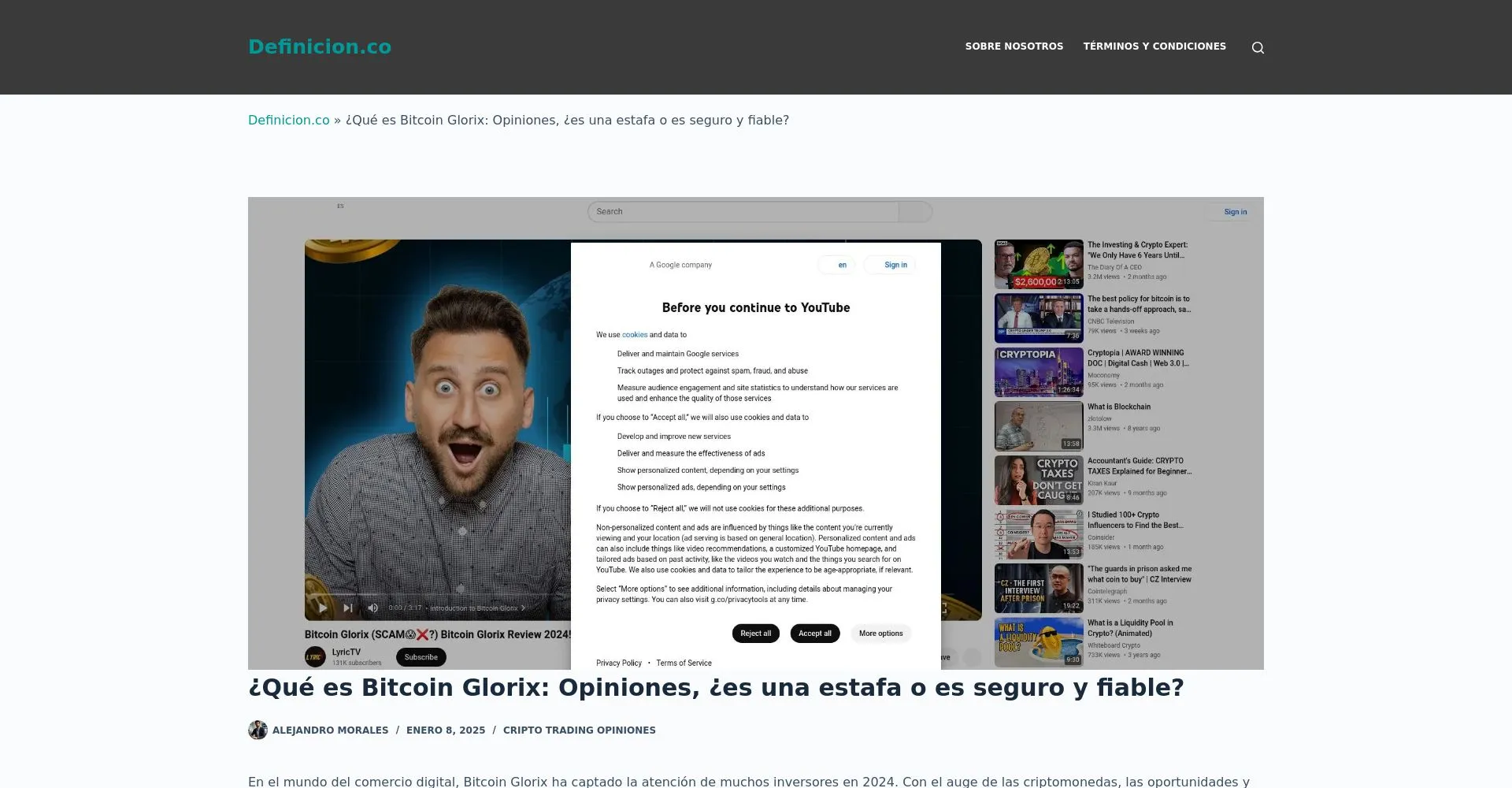 Bitcoin Glorix Opiniones España: ¿es una estafa o es fiable y seguro?