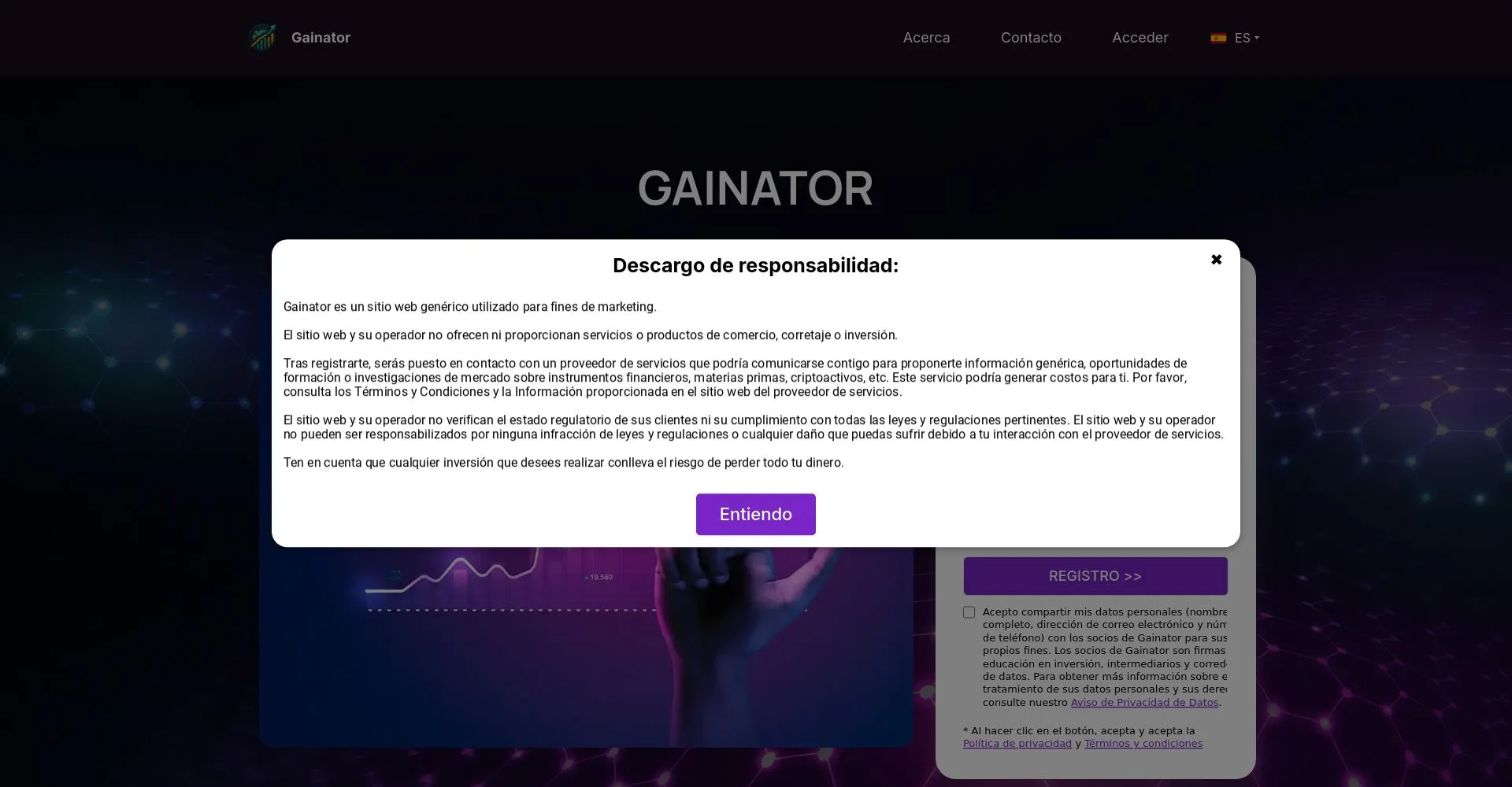 Gainator Opiniones España: ¿es una estafa o es fiable y seguro?