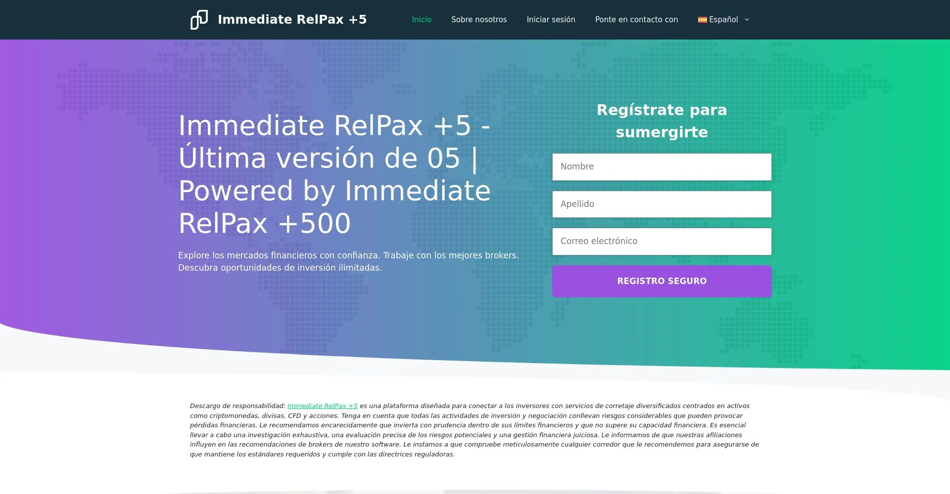 Immediate Relpax Opiniones España: ¿es una estafa o es fiable y seguro?