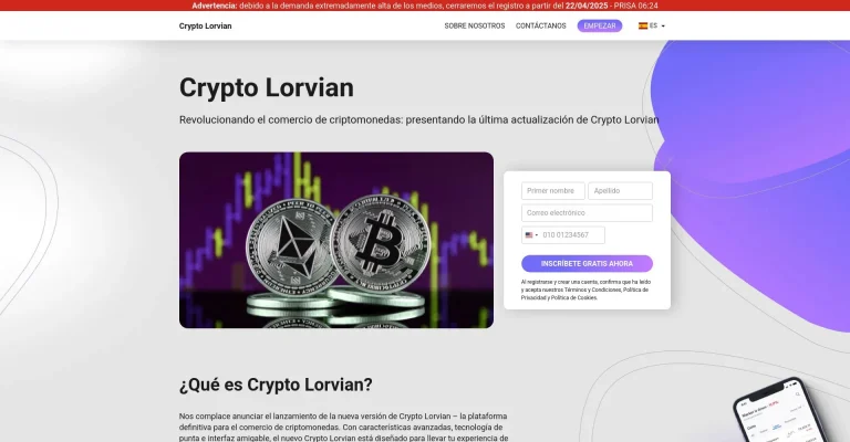 Crypto Lorvian Opiniones España: ¿es una estafa o es fiable y seguro?